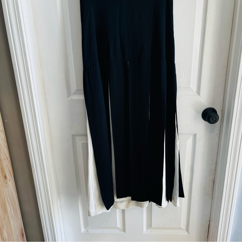 Bitte Kai Rand Black White Split Skirt Sleeveless Maxi Dress EU 36/38 US S/M - Picture 6 of 12